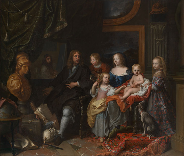 Everhard Jabach (1618–1695) and His Family (c. 1660), Charles Le Brun. Metropolitan Museum of Art, New York