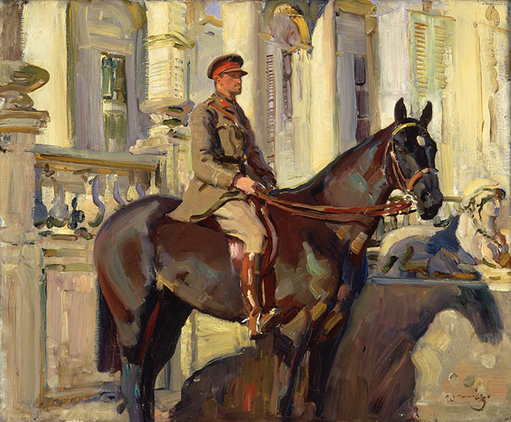 Captain Prince Antoine of Orleans and Braganza (1918), Alfred Munnings.