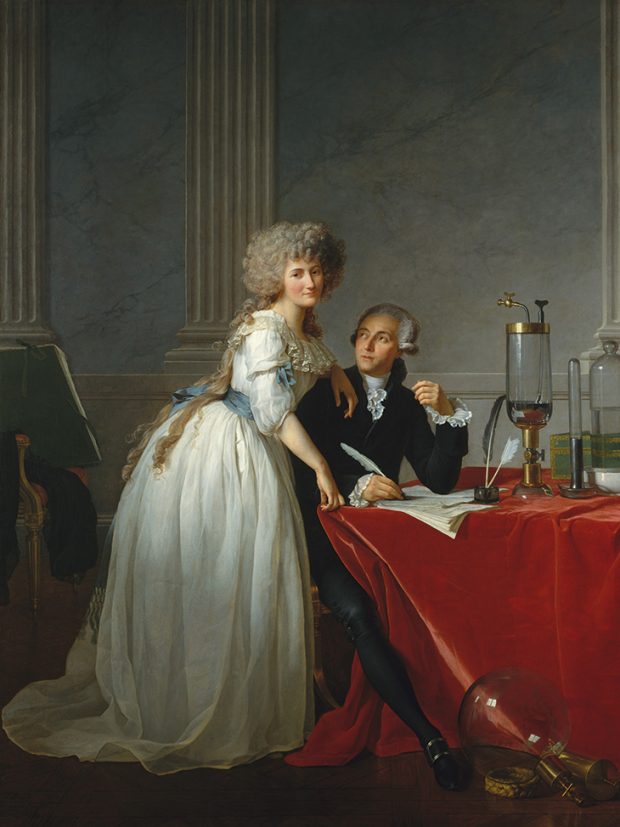 Antoine Laurent Lavoisier and His Wife (1788), Jacques-Louis David, Metropolitan Museum of Art, New York