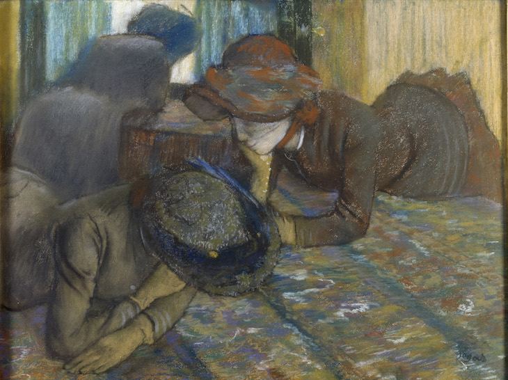 The Conversation (c. 1882–83), Edgar Degas.