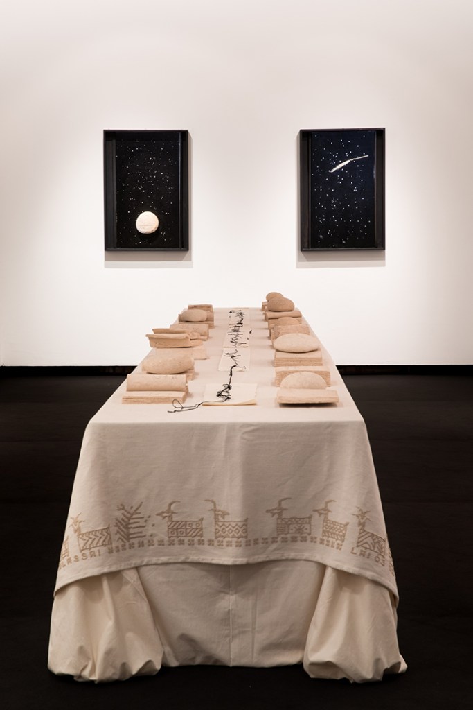 Installation view of Pane Quotidiano, Maria Lai. Photo: Arasolè; courtesy Fondazione Stazione dell'Arte