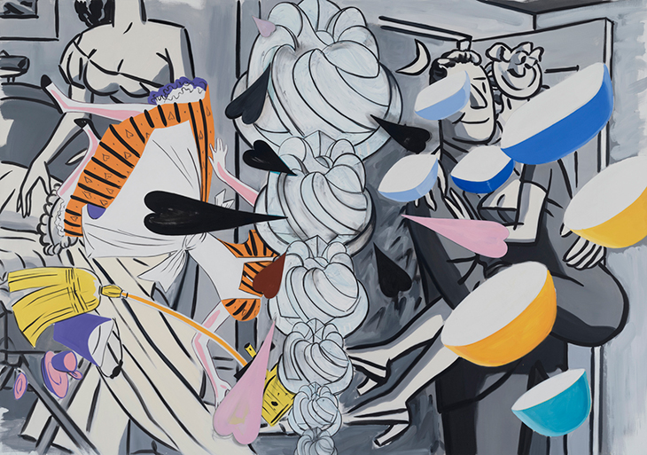 Grey Honeymoon (2018–19), David Salle.