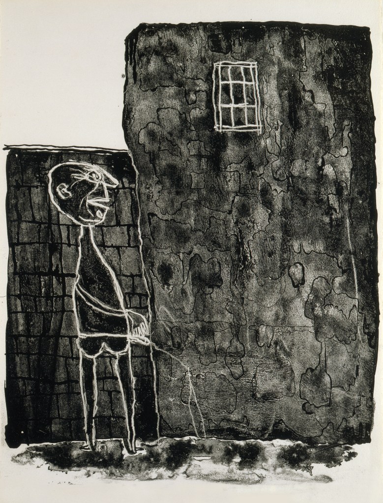 Jean Dubuffet, Pisseur au mur, 16 janvier 1945, (1945), Jean Dubuffet, Courtesy Waddington Custot