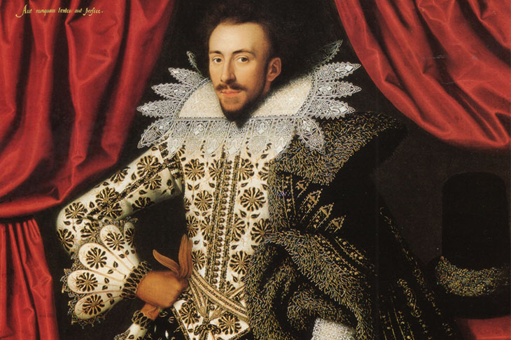 Richard Sackville (1589–1624), 3rd Earl of Dorset (detail; 1613), William Larkin. English Heritage, Kenwood.