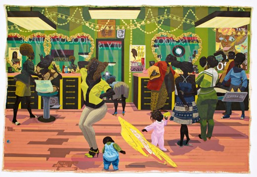 School of Beauty, School of Culture (2012), Kerry James Marshall. Birmingham Museum of Art. Courtesy the artist and David Zwirner; © Kerry James Marshall