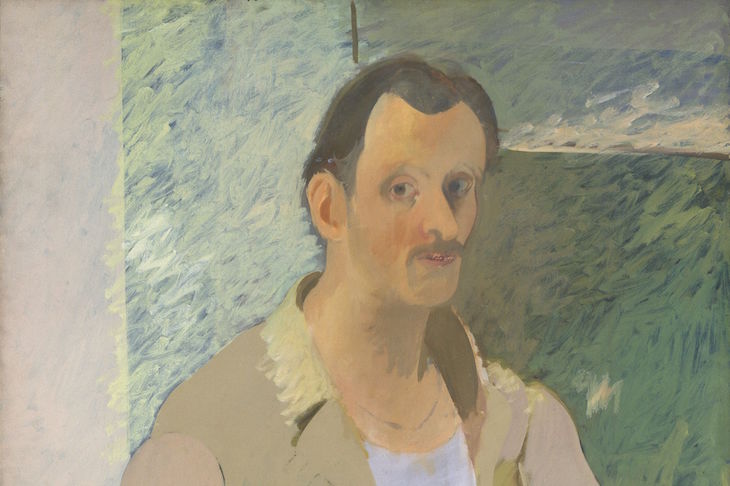 Self-portrait (detail; c. 1937), Arshile Gorky.