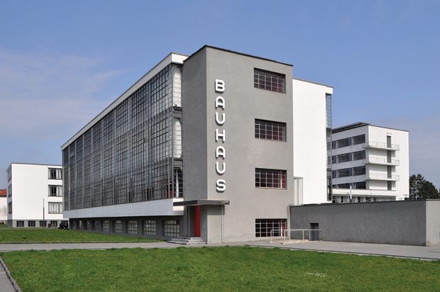 The Bauhaus building in Dessau, designed by Walter Gropius in 1925–26.