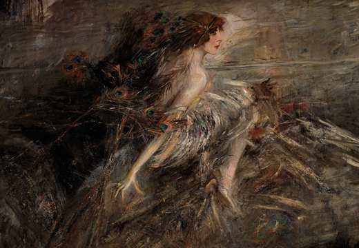 Marchesa Luisa Casati with Peacock Feathers Marchesa Luisa Casati with Peacock Feathers