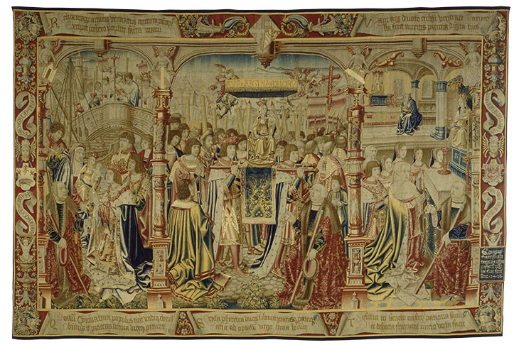 The Statue of the Virgin Welcomed with Great Pomp in Brussels (1516–18), unknown Brussels workshop, after a design by Bernard van Orley.
