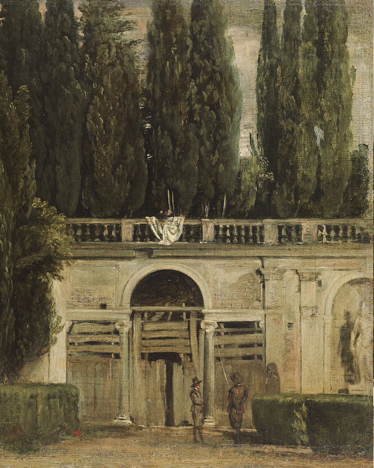 View of the Gardens of the Villa Medici, Rome (c. 1630), Diego Velázquez.