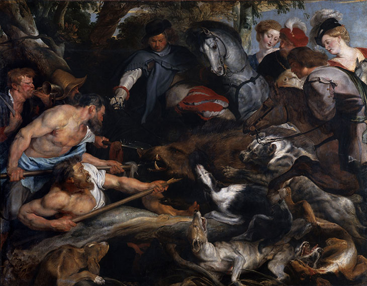 The Boar Hunt (c. 1615–17), Peter Paul Rubens. Musée des Beaux Arts, Marseille.