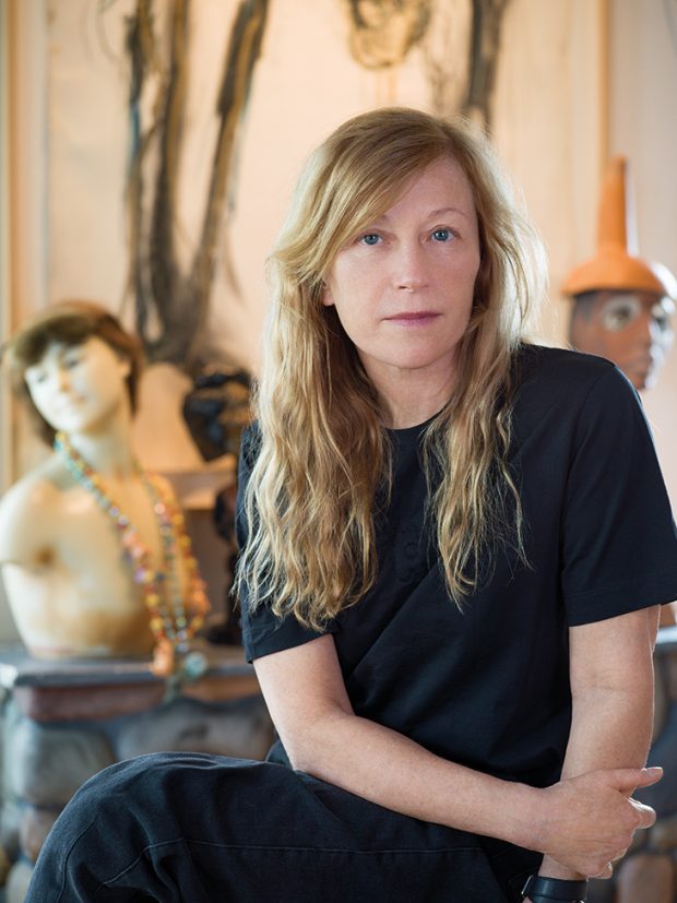 Cindy Sherman photographed in her studio in New York in Aprill 2019. Portrait: Nina Subin