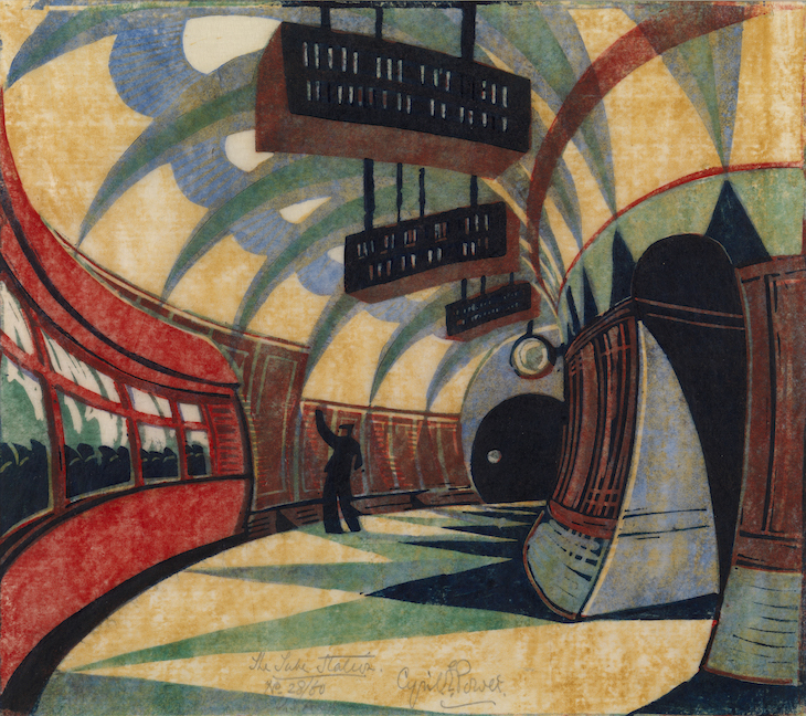 The Tube Station (c. 1932), Cyril Power.