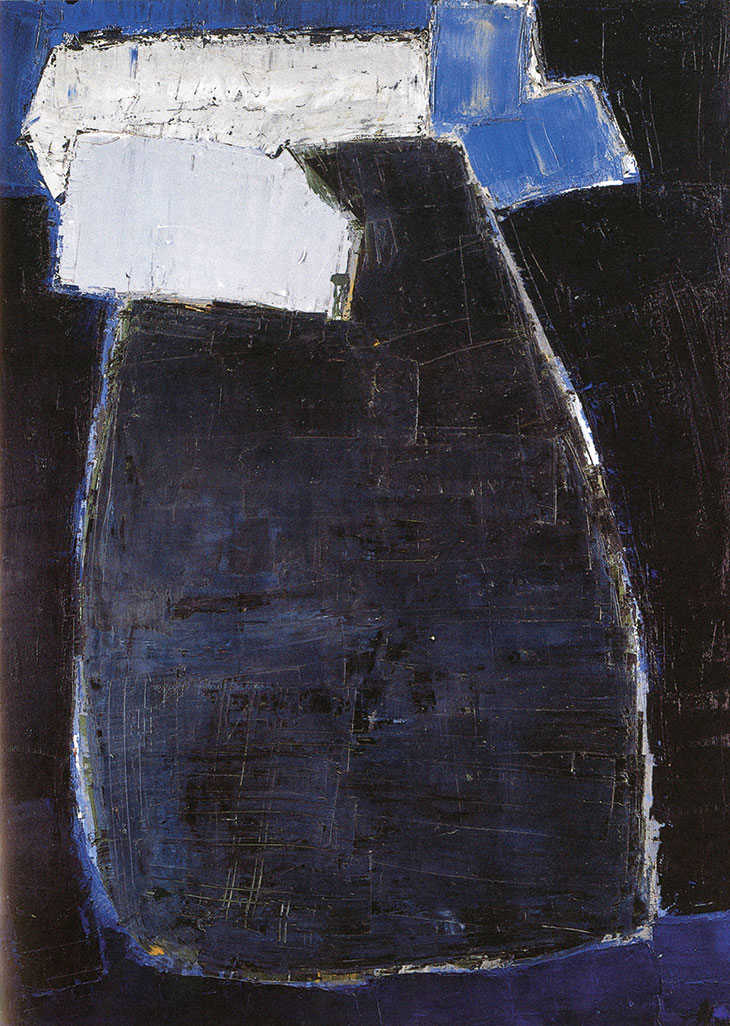 Grande Composition Bleue (1950–51), Nicolas de Staël. Applicat-Prazan (price on application)
