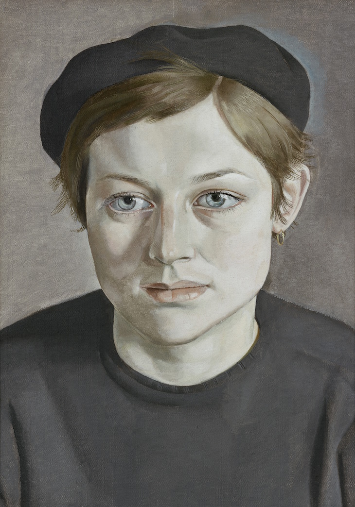 Girl with Beret (195–52), Lucian Freud.