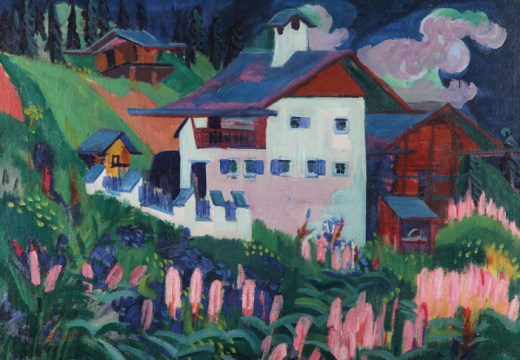 Our House (House in Davos-Wiesen), (c. 1920), Ernst Ludwig Kirchner. Galerie Henze & Ketterer