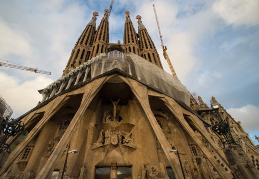The Sagrada Família entering its final construction phase in 2015, photo: Getty Images