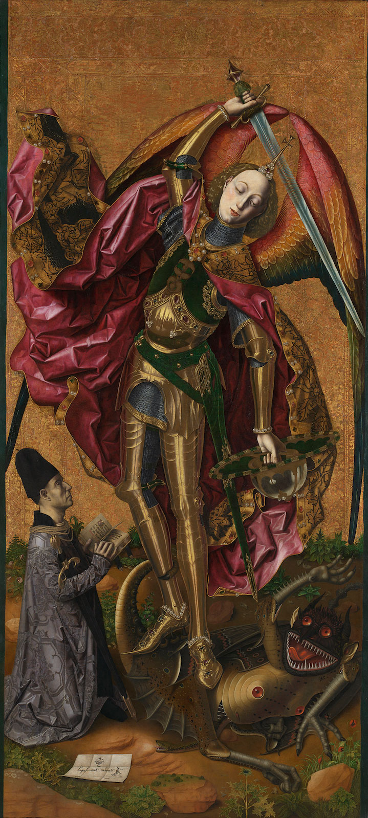Saint Michael Triumphant over the Devil with the Donor Antoni Joan Bartolomé
