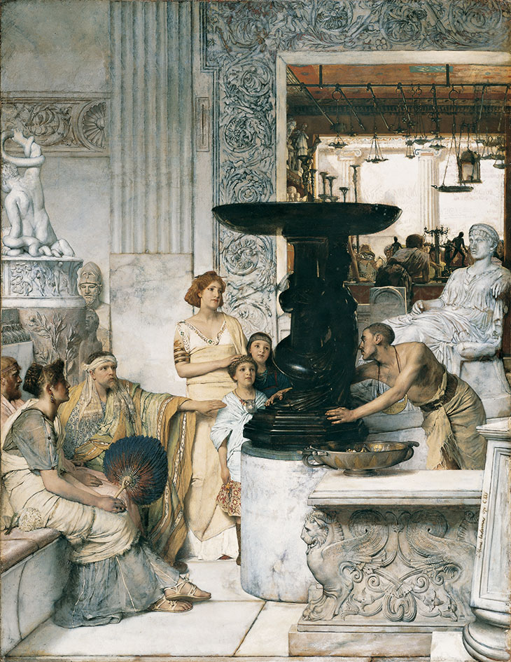 The Sculpture Gallery (1874), Lawrence Alma-Tadema. Hood Museum of Art, Dartmouth College, New Hampshire