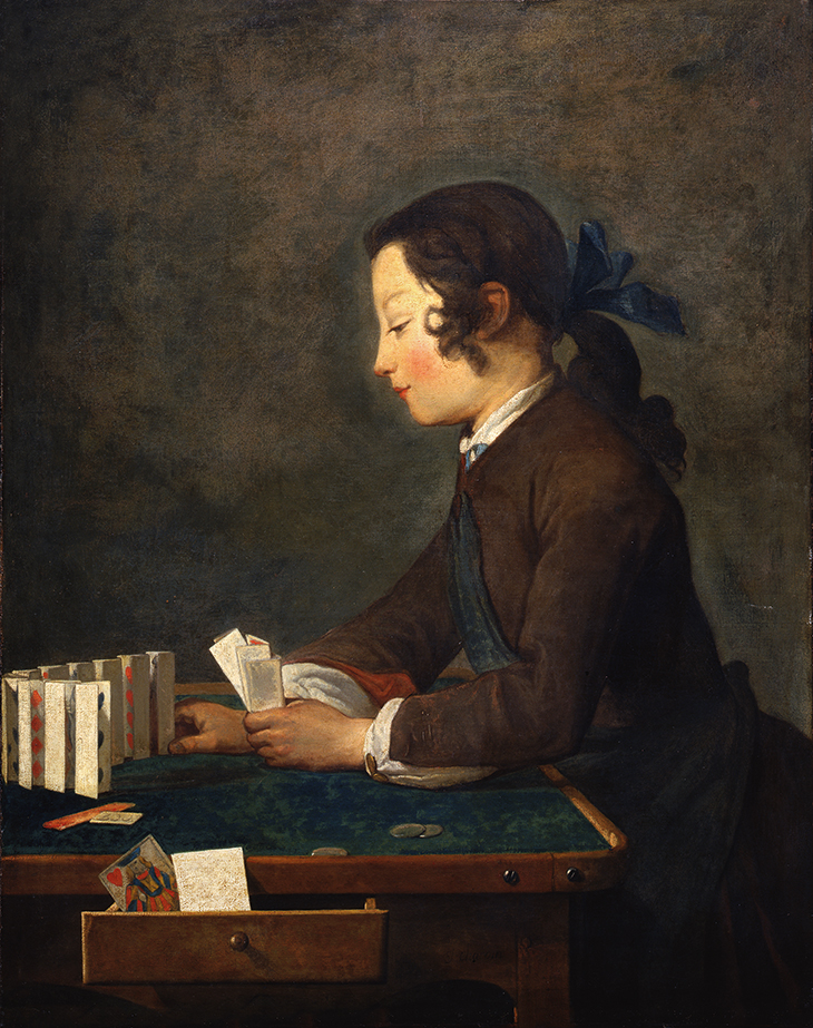 The House of Cards (n.d.), Jean-Baptiste Siméon Chardin.