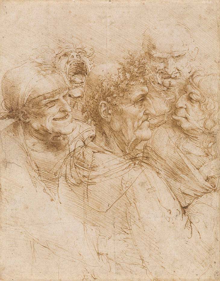 A man tricked by gypsies (c. 1493), Leonardo da Vinci.
