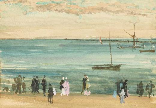 Southend Pier (c. 1882–84), James McNeill Whistler. Freer Gallery of Art
