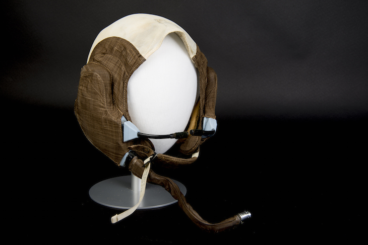 Buzz Aldrin's communication carrier headset
