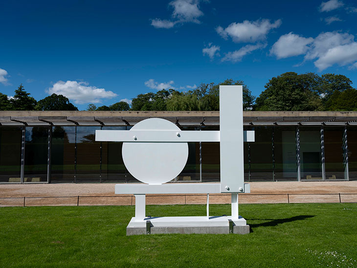 Primo Piano III (1962), David Smith. Installation view at Yorkshire Sculpture Park, 2019.
