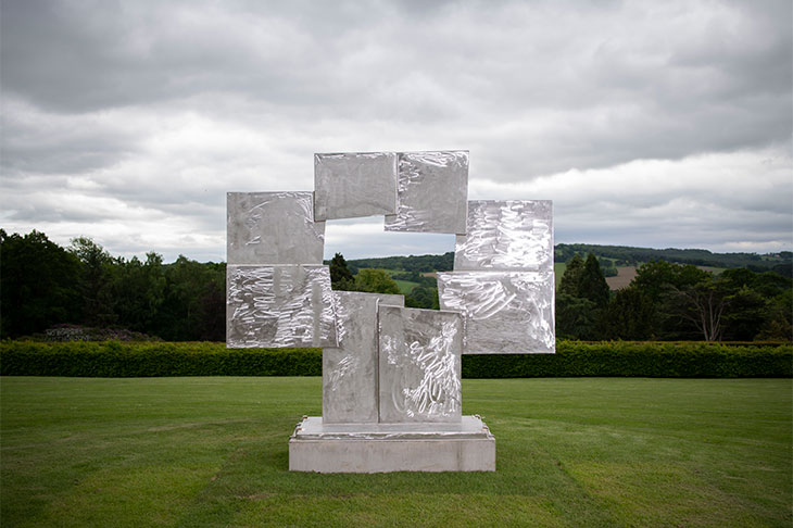 Untitled (Candida) (1965), David Smith. Installation view at Yorkshire Sculpture Park, 2019.