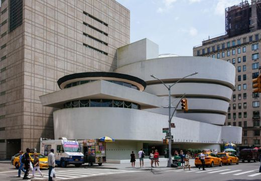 The Guggenheim Museum in New York, photographed in July 2019.