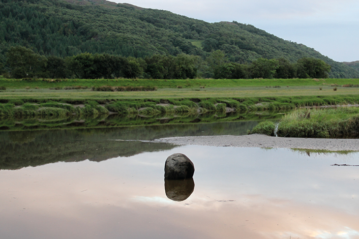 Wooden Boulder in the Dwyryd estuary, 2013