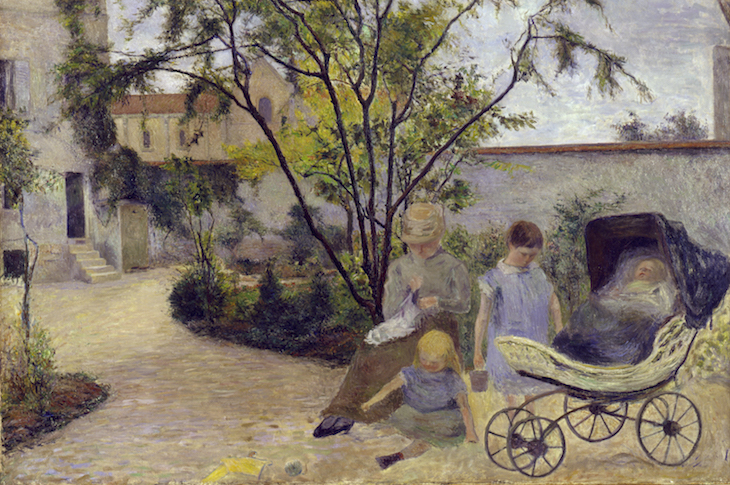 Figures in Garden (c. 1881), Paul Gauguin.