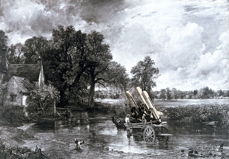 Haywain with Cruise Missiles (1980), Peter Kennard. Victoria and Albert Museum, London