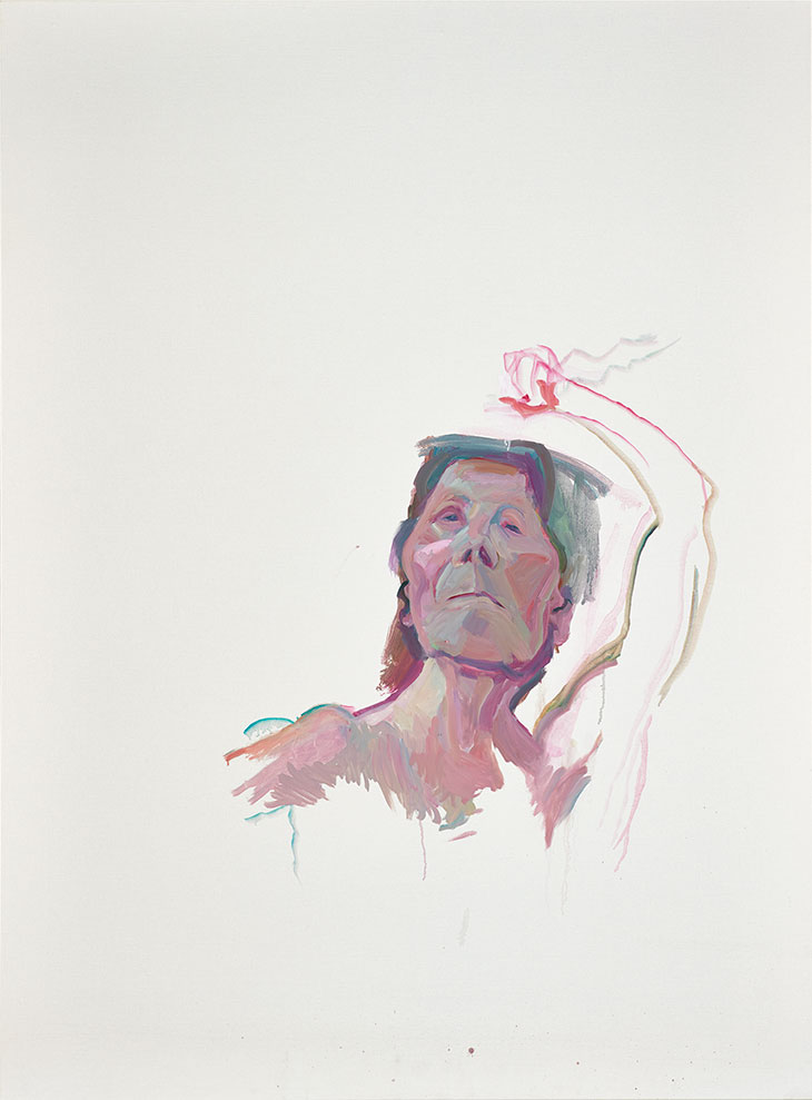 Self-portrait with Brush (2010–13), Maria Lassnig.