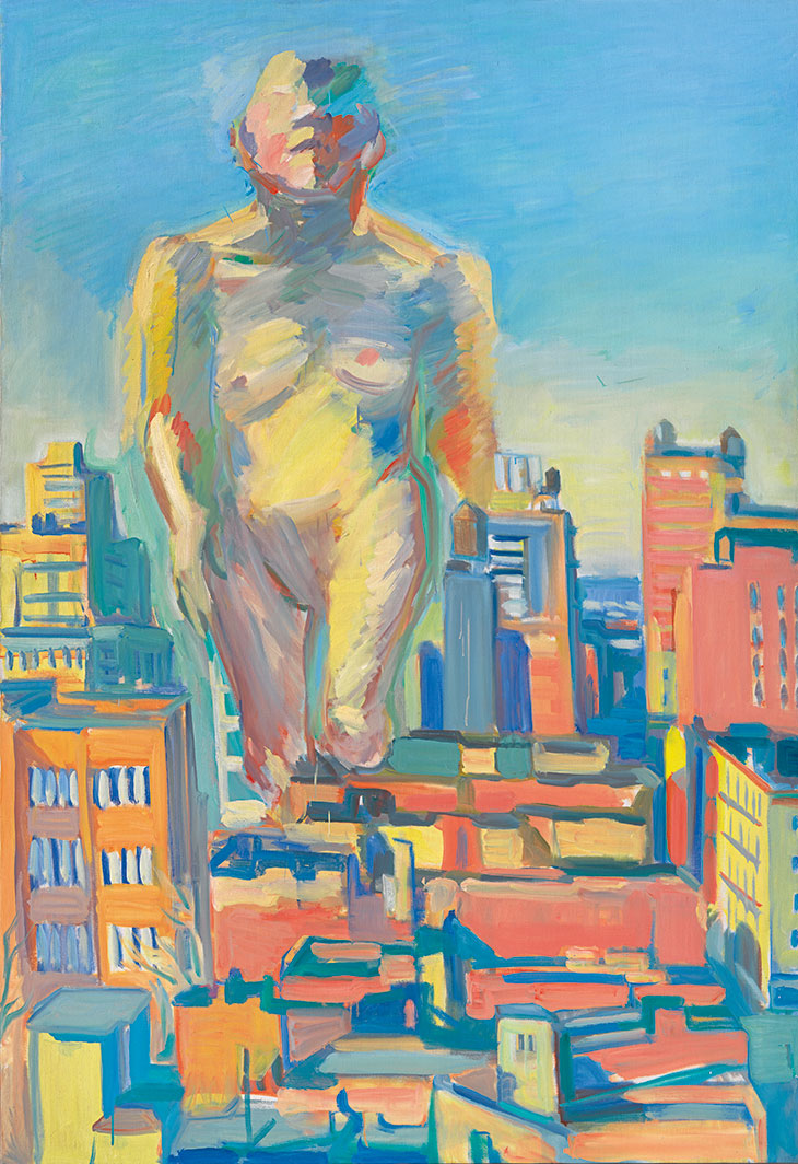 Woman Power (1979), Maria Lassnig. The Essl Collection, Albertina Museum, Vienna.