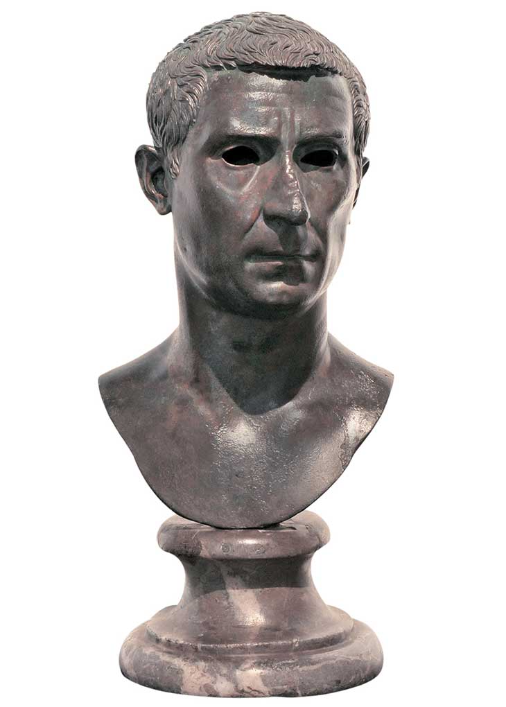 Bust of Lucius Calpurnius Piso Caesoninus Pontifex (15 BC–33 AD), Roman.