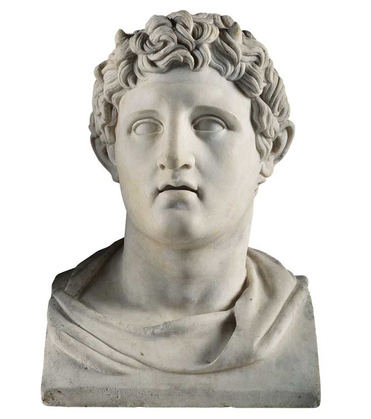 Bust of Demetrios Poliorketes (1st century BC–1st century AD), Roman.