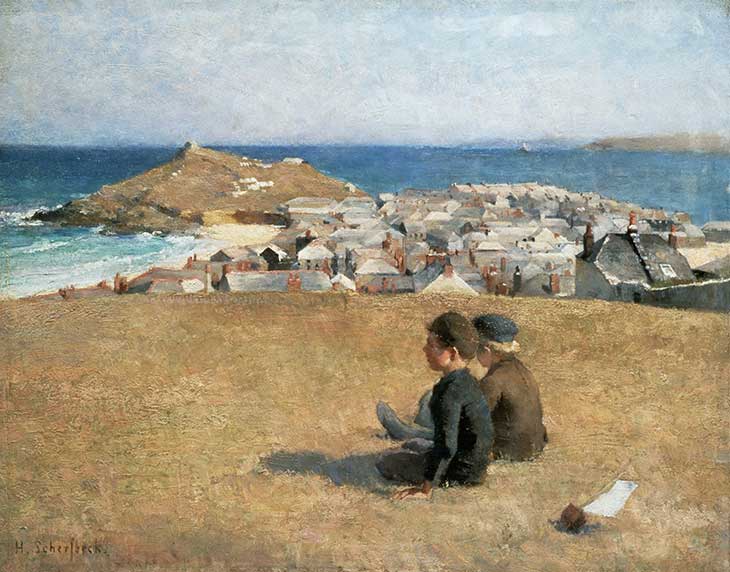 View of St Ives (1887), Helene Schjerfbeck.