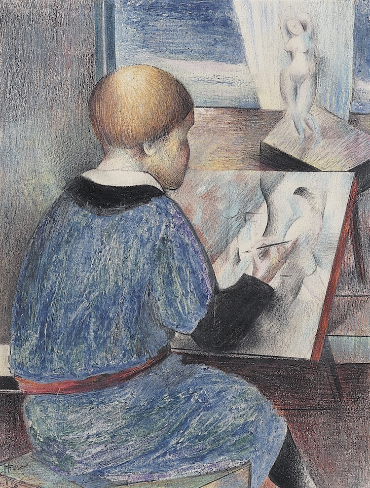 Boy Drawing (1926), Johannes Itten.