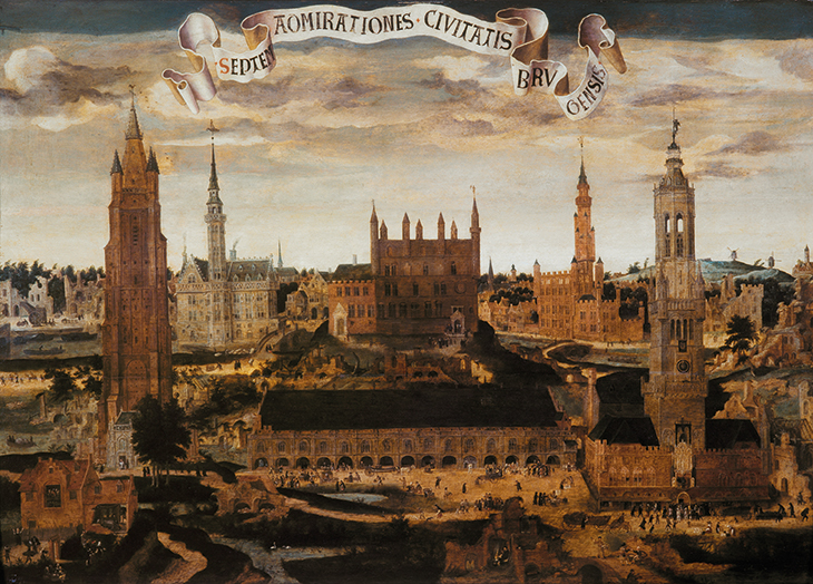 The Seven Wonders of Bruges (c. 1550-60), Pieter Claeissens the Elder.