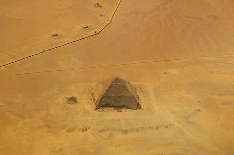 The Bent Pyramid of Dahshur, photographed in 2015.