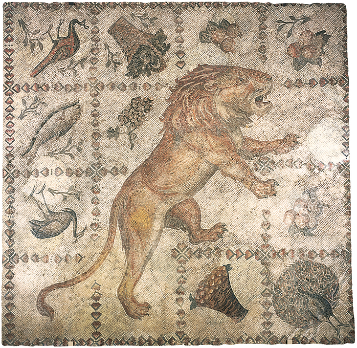 Striding lion (5th century AD), Antioch (present-day Turkey). Baltimore Museum of Art