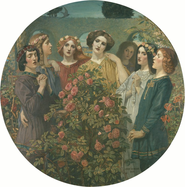 Hymn to the Rose (1907), John Duncan.