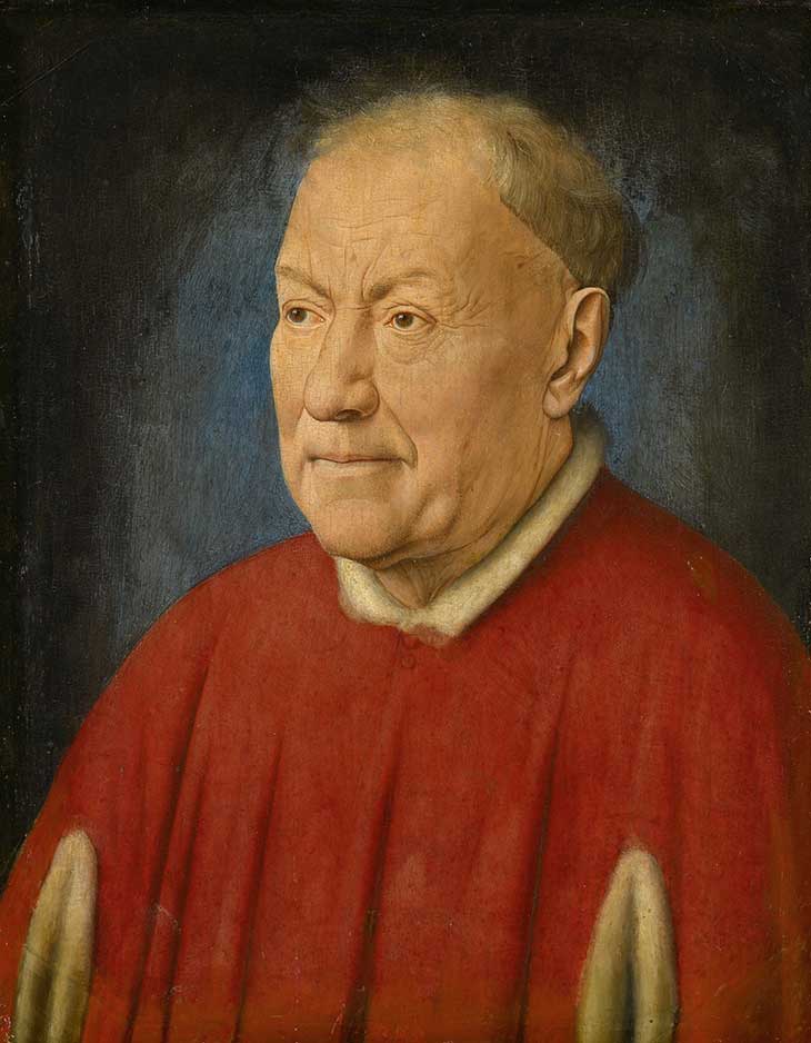 Portrait of a scholar, (c. 1435), Jan van Eyck. Kunsthistorisches Museum, Vienna