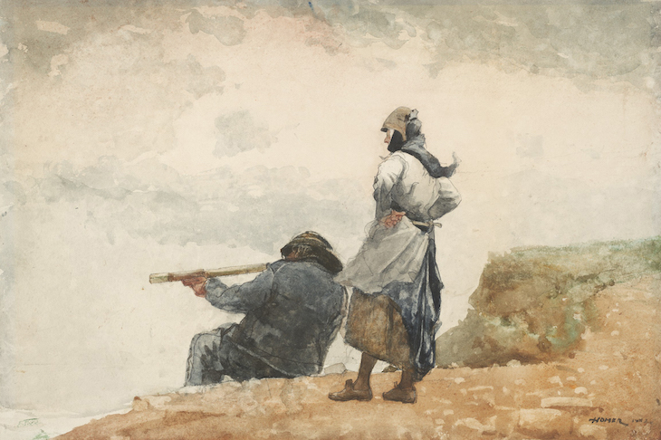 The Lookout (1882), Winslow Homer.