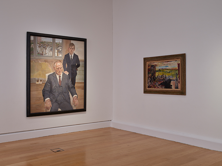 Installation view of ‘Life above Everything: Lucian Freud and Jack B. Yeats’ at the Freud Centre, IMMA, Dublin. 