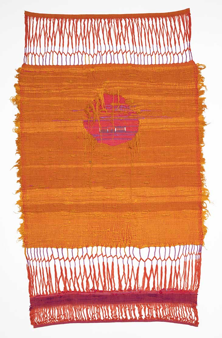 Learning to Weave in Taxco, Mexico (1960), Sheila Hicks.