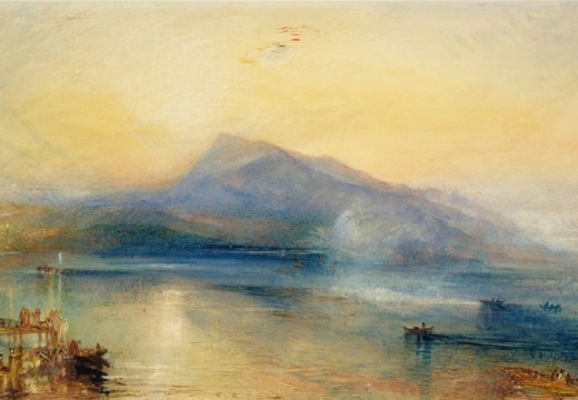 The Dark Rigi: The Lake of Lucerne, Showing the Rigi at Sunrise (1842), J.M.W. Turner.