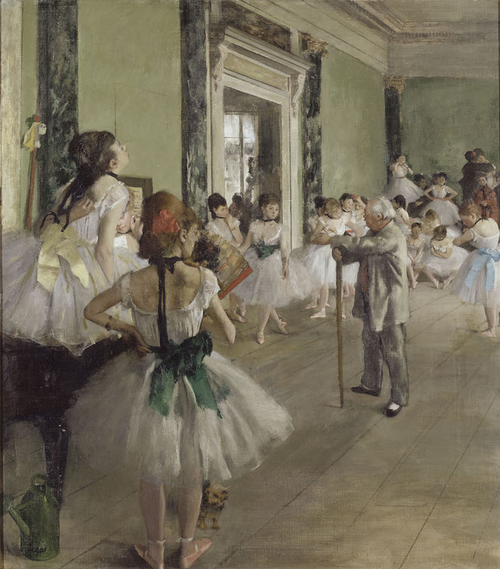 La Classe de Danse (1873–76), Edgar Degas.