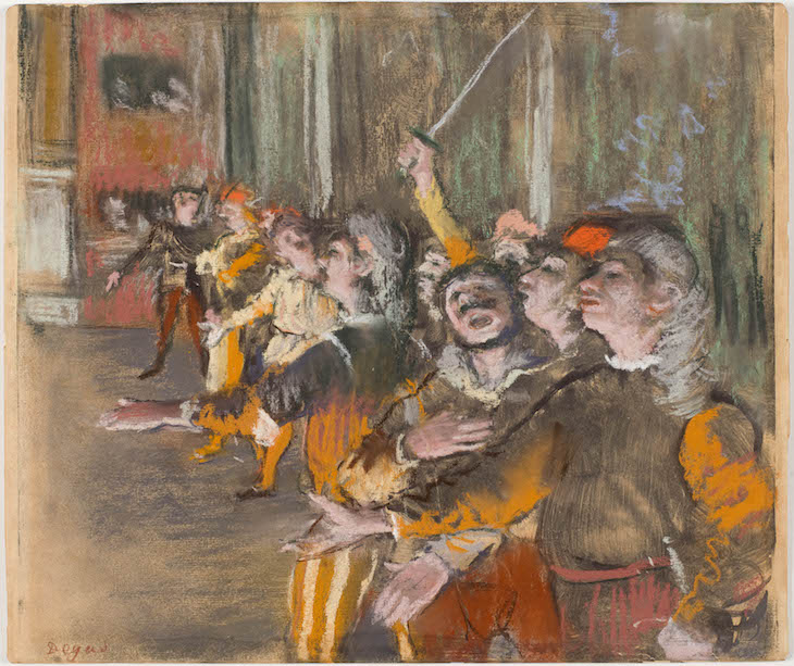 Les Choristes (1877), Edgar Degas. 